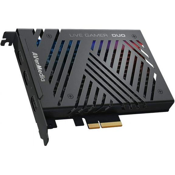 AVerMedia Live Gamer DUO GC570D Video Game Streaming PCIe Plug-in Card