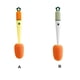 thumbnail image 4 of Bewildely Cepillo de limpieza 3 en 1, taza desmontable, fregador de botellas, cepillos de zanahoria, accesorios multifunción para el hogar Suministros de limpieza para el hogar Naranja, 4 of 6