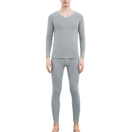 DavidCloth Mens Milk Silk Constant Temperature Chicken Suite Seamless Autumn Suit Jacket for Men And Winter Thermal Underwear Set Lavender Suit for Men Clothes Trousers Men Suit
