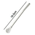 thumbnail image 2 of 4 pajitas premium para cucharas, pajitas de filtro para cabeza de cuchara agitadora para beber con 2 cepillos de limpieza Namotu CPB-DE-WX93, 2 of 5