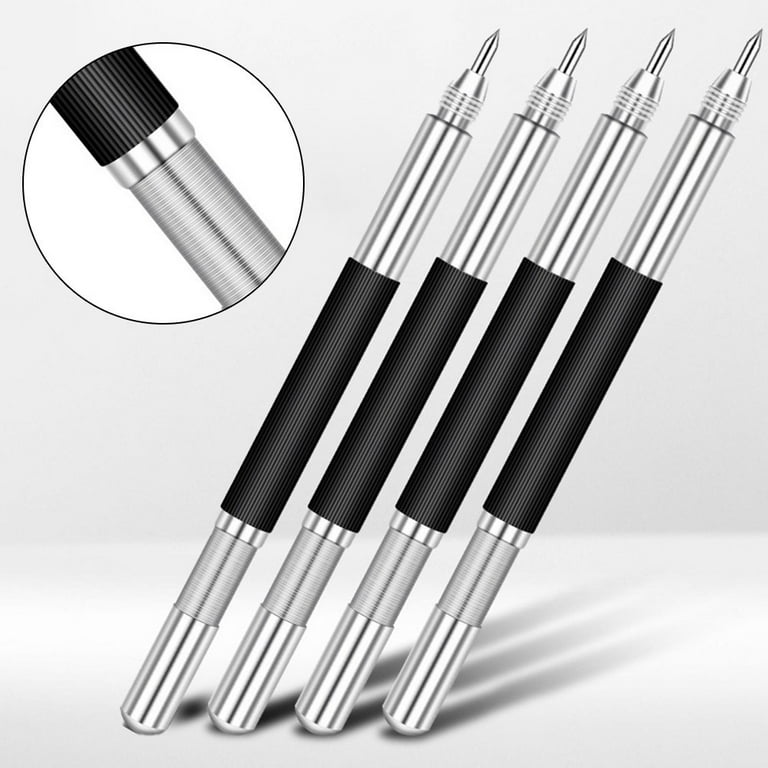 Double Ended Tungsten Carbide Scribing Pen Tip Steel Scriber