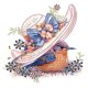 thumbnail image 1 of 5D DIY Taladro Parcial Forma Especial Pájaro Debajo Del Sombrero 30x30cm, 1 of 9