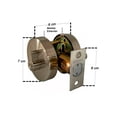 thumbnail image 2 of Chapa De Seguridad Cerradura Alfaloc  Mariposa Redondo Satinado De Lujo, 2 of 7
