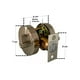 thumbnail image 2 of Chapa De Seguridad Cerradura Alfaloc  Mariposa Redondo Satinado De Lujo, 2 of 7