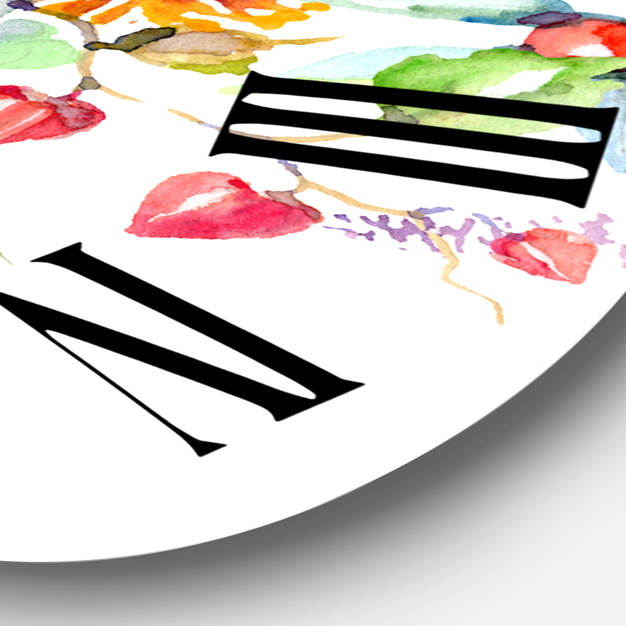 Designart 1 in Quartz Modern/Contemporary Wall Clock