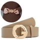 thumbnail image 4 of Cinturón elegante Salvador de material cuero PU para mujer con hebilla de aleación ancho Ajustable, 4 of 9