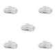thumbnail image 1 of Minnieouse Almohadillas nasales de silicona ovaladas, 5 pares, tornillo de presión, tornillo de aire transparente, ligero, compacto para reemplazo de Type2 Minnieouse CBP289254, 1 of 4