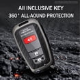 thumbnail image 4 of Key Fob Cover Compatible with Toyota Highlander RAV4 XLE XSE TRD Camry Corolla 2019-2026 4 Button Keychain Case Holder Protector,D-Keychain, 4 of 7