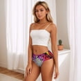 thumbnail image 5 of Womens Underwear - Colorful Tie Dye Stained Glass A No Show Seamless Underwear for Women, Stretch Women's Panties, Hipster Soft Comfort Ladies Panties Bikini Underwear Briefs, 5 of 6