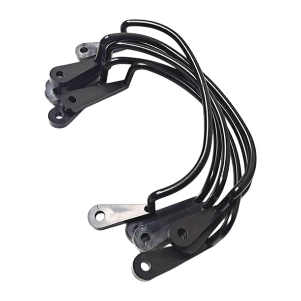 Fijador de bolsillos para mesa de billar, suministros de billar fáciles de instalar para hogares, 6 piezas PP negro