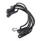 thumbnail image 1 of Fijador de bolsillos para mesa de billar, suministros de billar fáciles de instalar para hogares, 6 piezas PP negro, 1 of 8