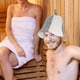 thumbnail image 4 of BRIGHTFUFU 2 piezas de fieltro de sauna sombreros de sauna gruesas, 4 of 8