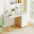 thumbnail image 4 of Costway 48" x 30" Universal Tabletop for Standard & Standing Desk Frame Natural, 4 of 10