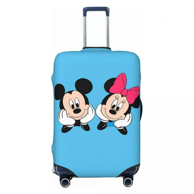 Custom Mickey Mouse Suitcase Cover Elastic Travel Luggage Covers for 18-32 inch