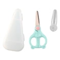 thumbnail image 1 of Tijeras de cocina lindas y portátiles, saludables, con funda antipolvo y estuche de viaje para guardarlas, ideales para cortar carne, pollo, verduras y frutas, 1 of 5