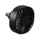 thumbnail image 5 of Mini ventilador de ventilación para coche, pequeño dispositivo de refrigeración con clip, compacto, universal, resistente y portátil. Negro, 5 of 9