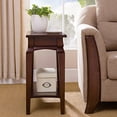 thumbnail image 2 of Leick Table de Chevet Étroite Contemporaine Stratus, 2 of 5