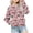 Pink, variant on TFEOQRY Children Girls Christmas Sweatshirts Winter Christmas Printed Long Sleeve Hoodless Sweatshirt Green