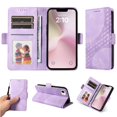 thumbnail image 2 of Funda GANGXUN para iPhone SE 2024 con diseño acolchado elegante, cuero PU, protección total y ajuste preciso, 2 of 5