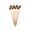 Coffee, variant on BambooMN Brand - Decorative Acrylic Flower End Bamboo Picks 4.7" (12cm)- 1,000pcs, Coffee