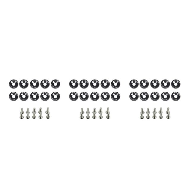 Speravity Juego surtido de arandelas y tornillos para coche de 10 piezas, juego surtido de arandelas decorativas, accesorios de actualización Type1 NO1