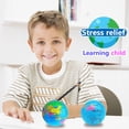 thumbnail image 4 of Dshengoo 24 Piezas Globo Bolas para Apretar Bolas para Aliviar el Estrés de la Tierra Bolas de Espuma para Apretar para Niños Ejercicio con los Dedos Favores de Fiesta Aula Escolar 2,5 Pulgadas, 4 of 5