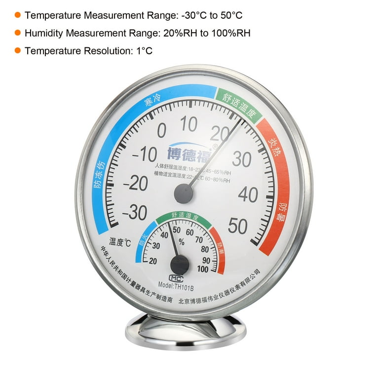 2Pcs 5 Indoo/Outdoor Thermometer Hygrometer Temperature Humidity Monitor  White - Yahoo Shopping