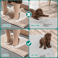 thumbnail image 4 of Almohadilla de alfombra de doble cara para pisos de madera, cinta de alfombra lavable para alfombras de área, agarres antideslizantes para alfombras, 4 of 8