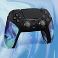 thumbnail image 6 of PlayVital Anti-Skid Sweat-Absorbent Controller Grip for ps5 Controller, Professional Textured Soft Rubber Pads Handle Grips for ps5 Controller - Blue Flame, 6 of 9