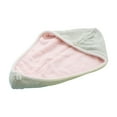 thumbnail image 5 of Towel, Microfiber Hair Drying Towel, quick Drying for Wet Hair, Long, Thick, Curly Hair, Hair Drying, Towel Microfiber Hair Towel Green with pink, 5 of 7