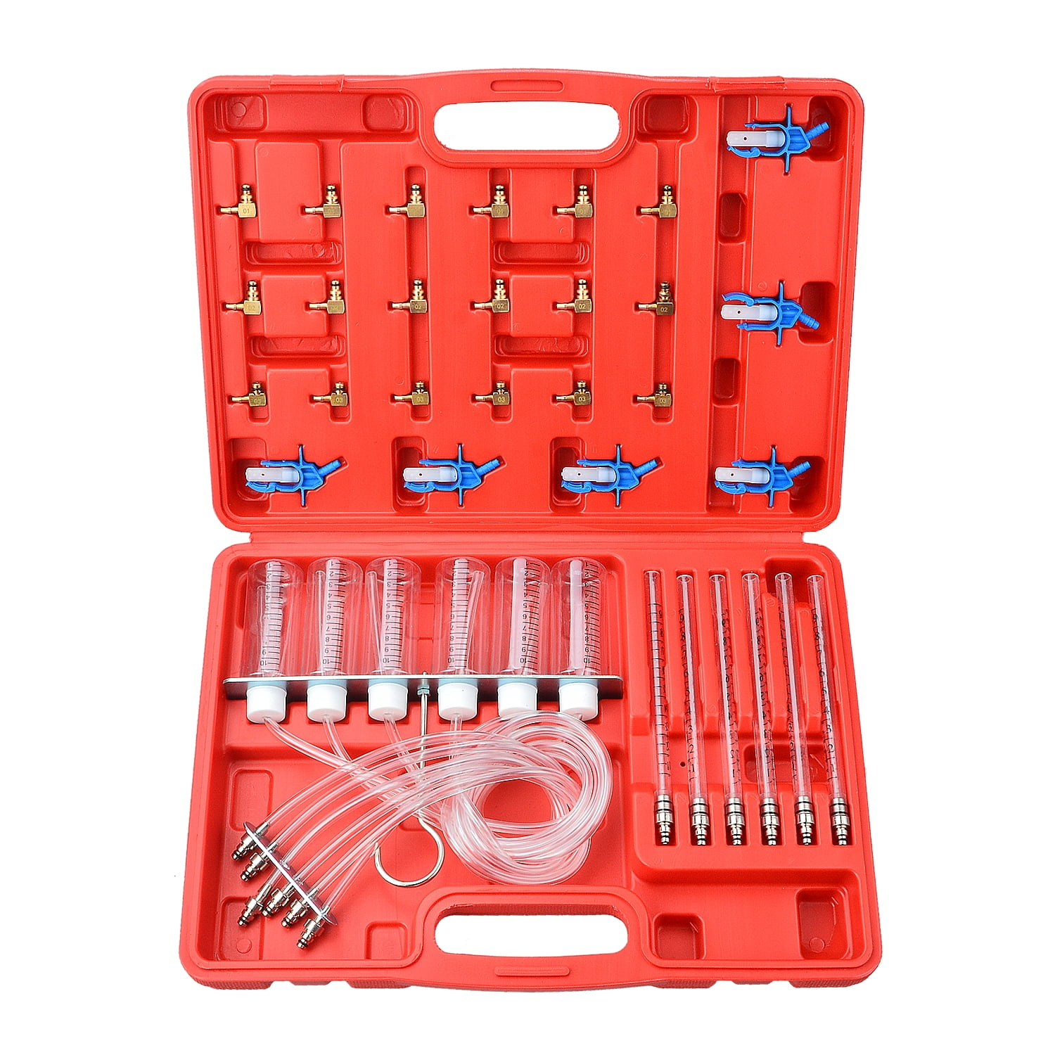 New Diesel Injector Flow Meter Test Kit Common Rail Adaptor Fuel Tester
