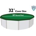 thumbnail image 6 of Buffalo Blizzard Supreme Plus Green/Black Round Winter Swimming Pool Cover with Cover Clips, 28', 6 of 8