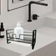 thumbnail image 5 of Kitchen Sponge Draining Rack, Household Sink Countertop Shelf Steel Wire Ball Soap Storage Shelf, For Organizing Sponge, Brush & Dish Soap Dispenser, Sink Organizer Rack, 5 of 6