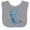 Heather and White, variant on Inktastic We Will Win Against Prostate Cancer Ribbon Boys or Girls Baby Bib