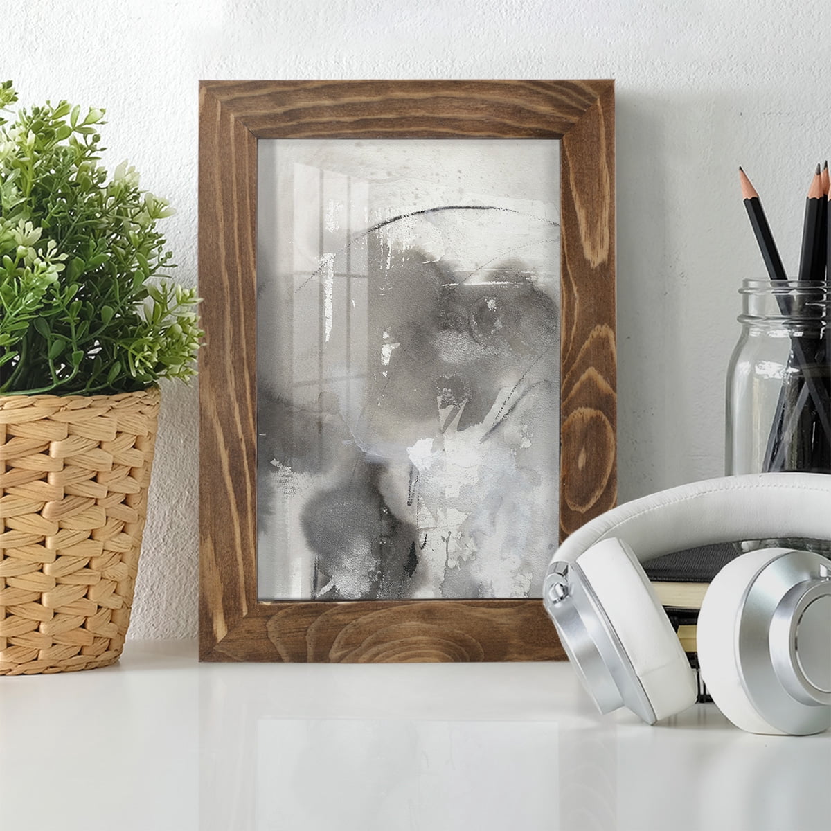 Mystical Objects I - Framed Print w/glass - Walnut