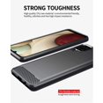 thumbnail image 3 of Samsung A12 Case, Galaxy A12 Case with HD Screen Protector, Soft Slim Shockproof Anti-Fingerprint Full Protective Phone Cases for Samsung Galaxy A12 (Black), 3 of 6