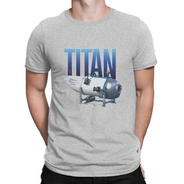 Camisetas TITAN para hombre, ropa de algodón OceanGate, divertida camiseta de manga corta con cuello redondo, tallas 4XL y 5XL.