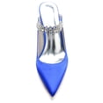 thumbnail image 4 of Women's Pumps Stiletto High Heel 8.5CM Rhinestones Party Dress Wedding Shoes, 4 of 6