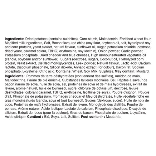 Betty Crocker Cheddar & Bacon Scalloped Potatoes, 148 g