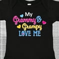 thumbnail image 4 of Inktastic My Grammy and Grampy Love Me with Hearts Boys or Girls Baby Bodysuit, 4 of 5