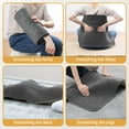 thumbnail image 6 of Heating Pad for Back Fatigue Relief, 33" X 17" XXX-Large Heating Pads for Cramps,Electric Heating Pad XL with 6 Fast Heating Settings,Moist Dry Heat Options,Auto-Off,Machine Washable, 6 of 10