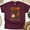 Maroon, variant on Trick or Treat Yo'Self Graphic Tee | Cute Halloween Cat Ghost Shirt, White, Size S