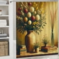 thumbnail image 6 of Awypu Antique Chic Beautiful Flower Floral Shower Curtain Waterproof Multiple Sizes White, 6 of 7
