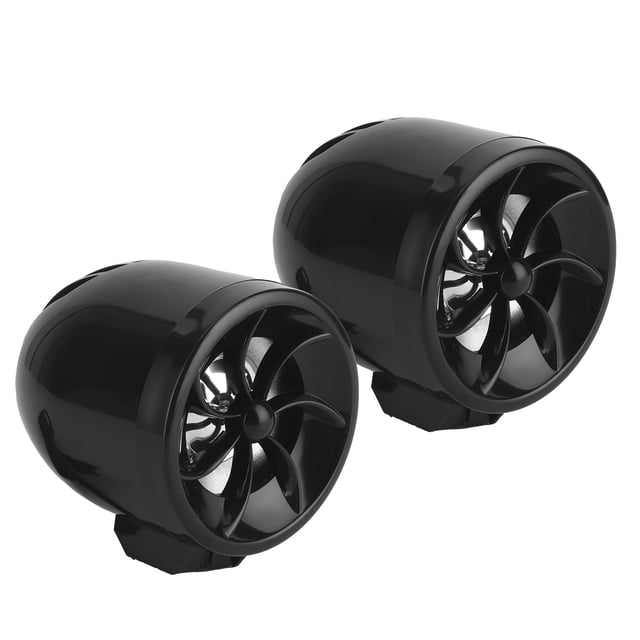 Motorcycle Loudspeaker, Universal Plug And Play High Power Motorcycle Speaker With Brilliant Blue Flash For ATVs Motorcycles For All 12 Volt Vehicles