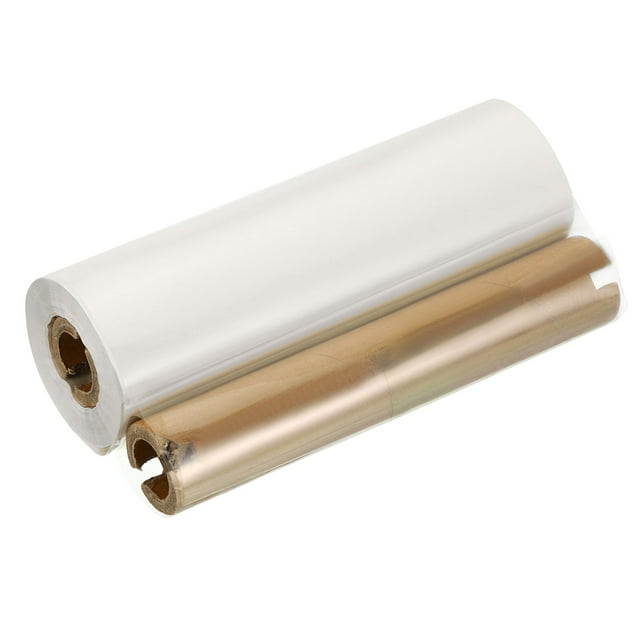 Unique Bargains 4.33'x295' (110mmx90m) Wax Thermal Transfer Ribbon, 1 Roll 1/2' Core Ink Out Barcode Ribbon with Core, White
