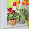 thumbnail image 2 of All-In-One Ceramic Fruit Fly/Fungus Gnat Trap with Watering Globe Gift Set, Mushroom, 2 of 4