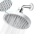 thumbnail image 2 of 6 Inch Round Shower Head Hotel Bath Pressure Shower Head No Elbow Shower Ha, 2 of 3