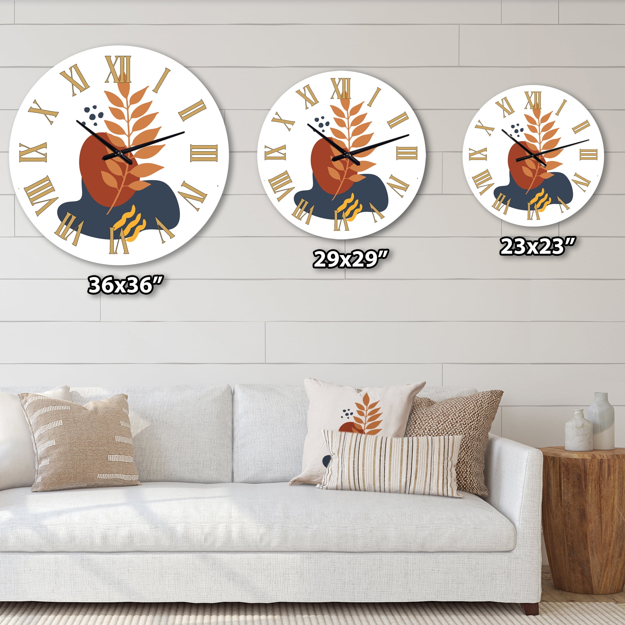 Designart 1 in Quartz Modern/Contemporary Wall Clock