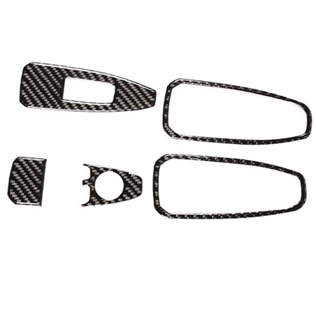 Para -Z4 G29 2017-2020, pegatina decorativa para interruptor de elevalunas de coche de fibra, accesorios de interior