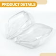 thumbnail image 5 of Unique Bargains 1 Pair Car Front Headlight Lens Cover for Mercedes Benz GLK X204 2013-2015, 5 of 6